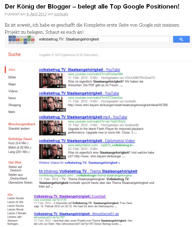 Google Suche Volksbetrug.tv Staatsangehörigkeit